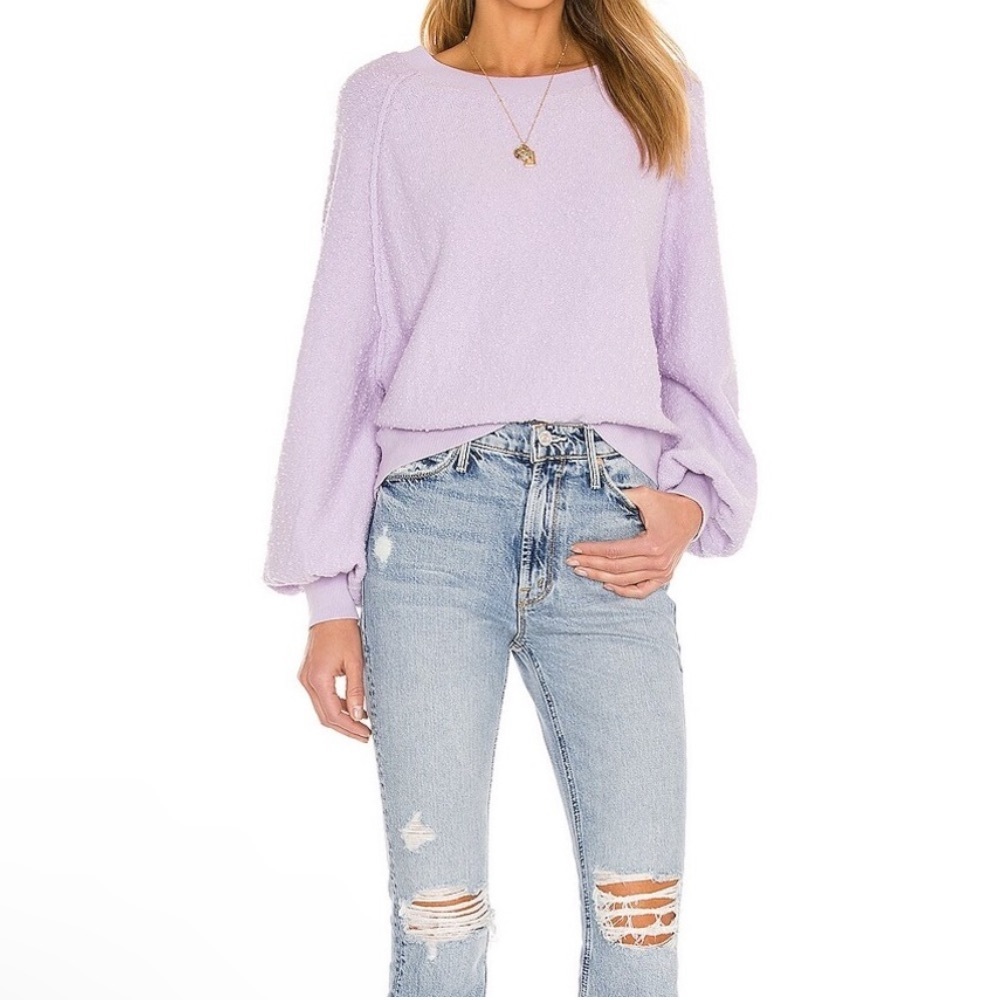 Free People Lavender Sweater - Picture 4 of 13
